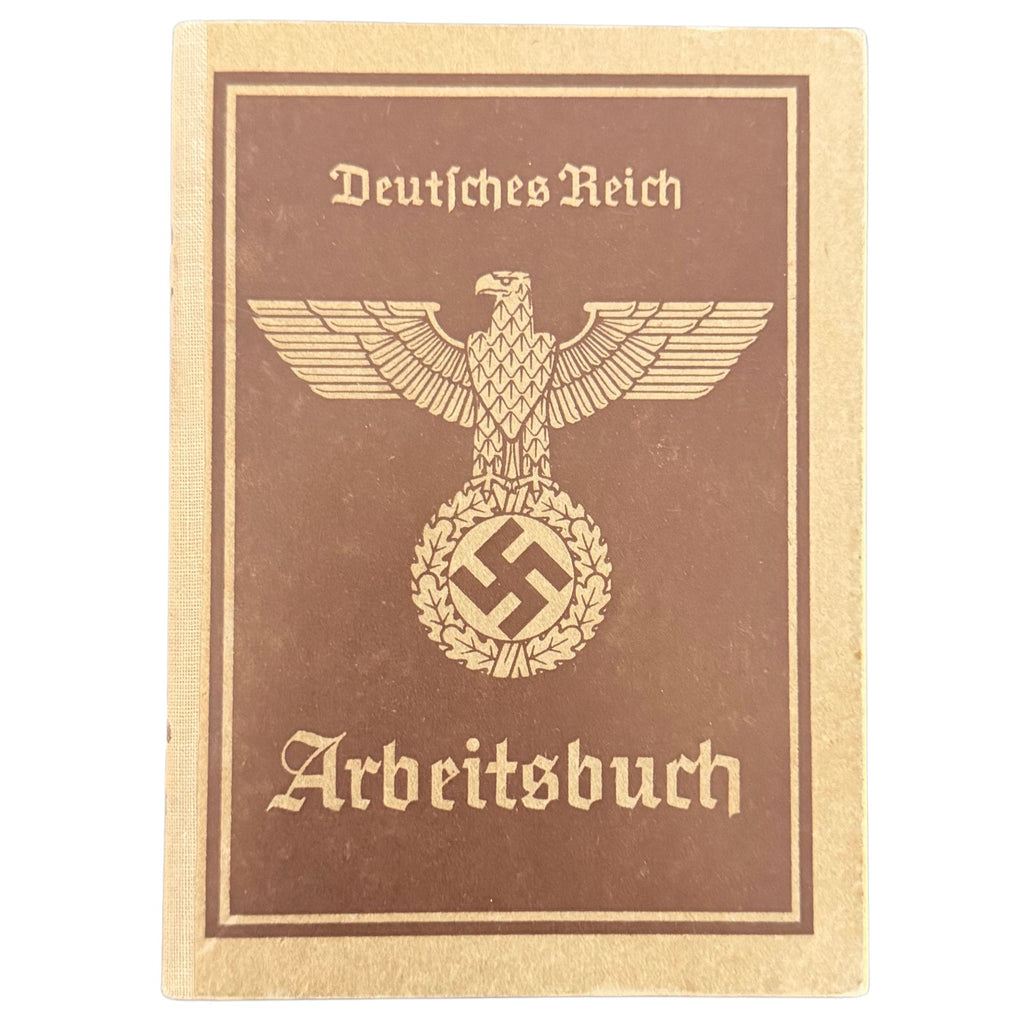 Original Arbeitsbuch of Nazi Germany — Third Reich Employment Record