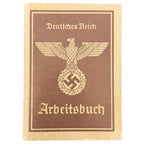 Original Arbeitsbuch of Nazi Germany — Third Reich Employment Record