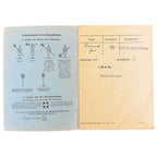 Original 1940 German Heavy Machine Gun Shooting Record — WWII Wehrmacht