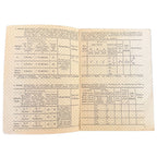 Original 1940 German Heavy Machine Gun Shooting Record — WWII Wehrmacht