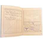 Original Arbeitsbuch of Nazi Germany — Third Reich Employment Record