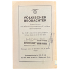 Original 1933 National Socialist Municipal Policy Booklet – Karl Fiehler
