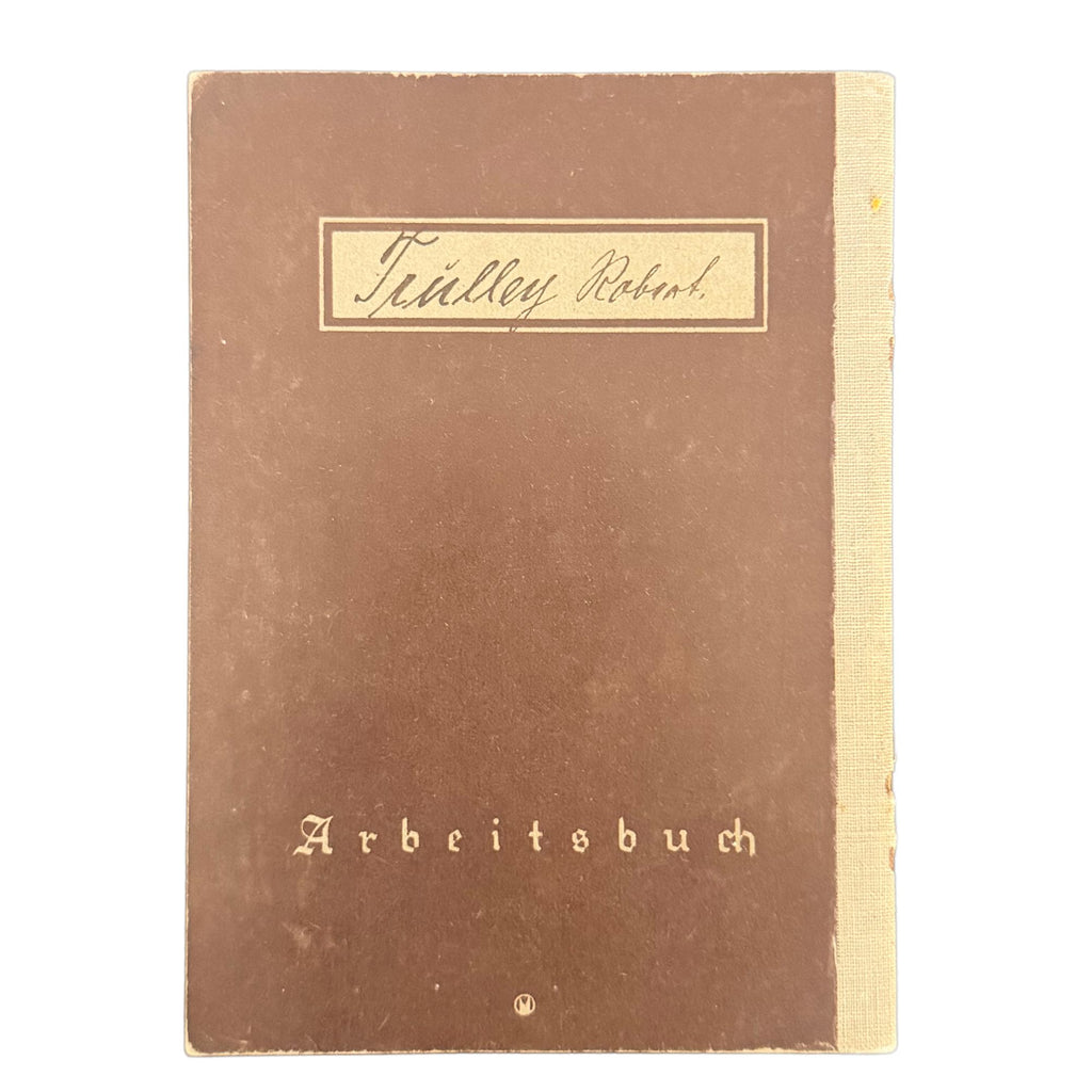 Original Arbeitsbuch of Nazi Germany — Third Reich Employment Record
