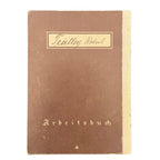 Original Arbeitsbuch of Nazi Germany — Third Reich Employment Record