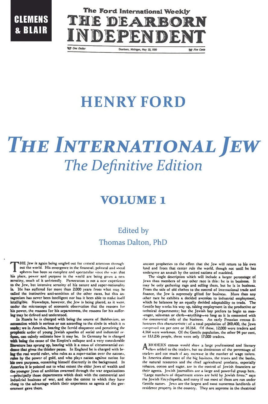 The International Jew: The Definitive Edition, Vol 1